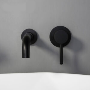 Wall-Mount Basin Mixer with Simple Design