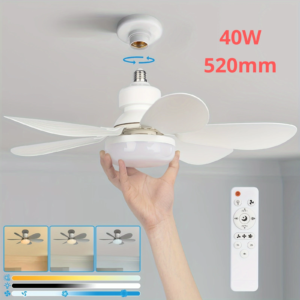 40W E27 Socket Fan Light