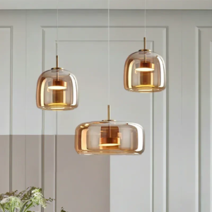 Modern Nordic Glass LED Pendant Light for living room