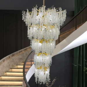 Luxury Branch Crystal Chandelier Gold