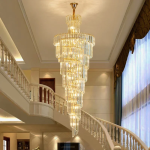 Luxury Crystal Chandelier Villa Duplex