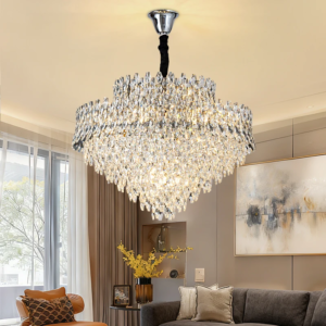 Luxury Crystal Staircase Pendant Chandelier