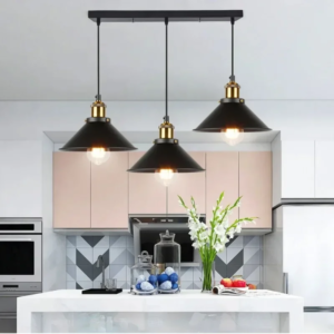 Modern Black Vintage Pendant Light