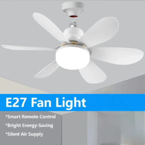 30W/40W E27 Silent Ceiling Fan Lamp