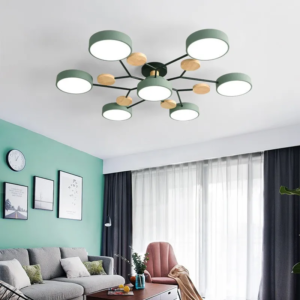 LED Chandelier with 3 Different Colors Living Room Bedroom