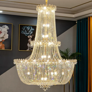 Luxury Crystal Pendant Light Chandeliers for Ceiling