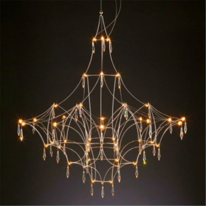 Luxury Crystal Starry LED Pendant Chandelier