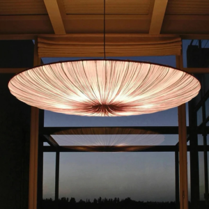 Japanese Wabi Sabi Cloth Pendant Light Nordic Chandelier