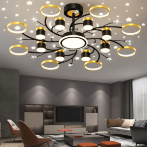 Modern Starry Sky Projection LED Chandelier
