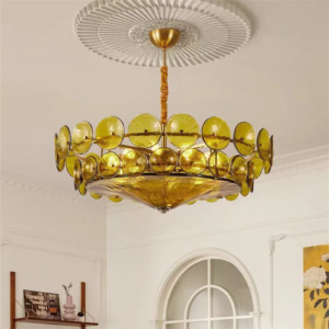 Lorenzo Chandelier Cloud Glass Suspension Lamp