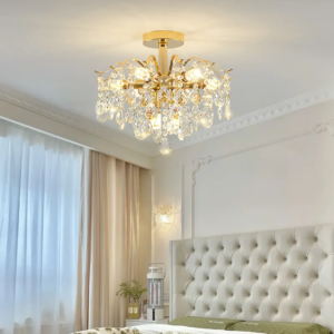 Post-Modern Crystal Chandelier