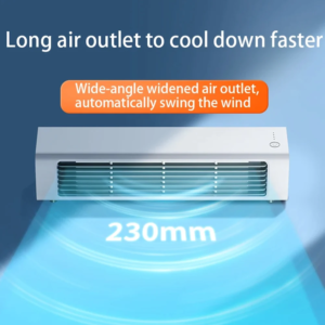 Wall-mounted bladeless tower fan with 3 modes and strong wind for bedroom