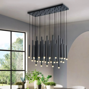 Modern Multi-Head LED Pendant Chandelier for Living Room