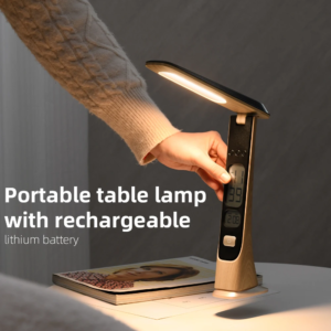 WILIT LED Table Lamp with Alarm Clock