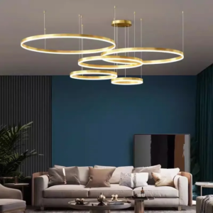 Nordic Ring LED Chandelier Aluminium