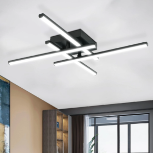 Modern LED Ceiling Light Black