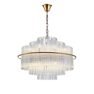 Round Oval Crystal Designer LED Chandelier