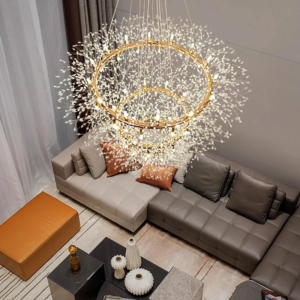 Modern Brushed Stainless Linear LED Pendant Light