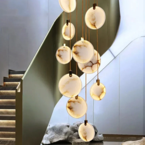 Modern LED Long Pendant Light for staircase