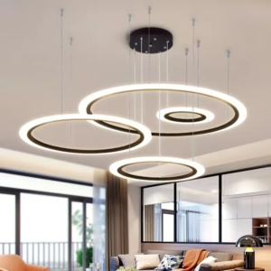 Modern Minimalist Ring LED Pendant Chandelier