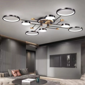 Modern Multi-Head LED Pendant Chandelier