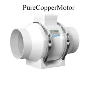 Mute Duct Exhaust Fan Pure Copper Motor