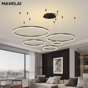 Modern Circular Ring LED Chandelier