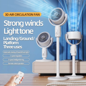 HOMEFISH 360 Circulation Floor Fan