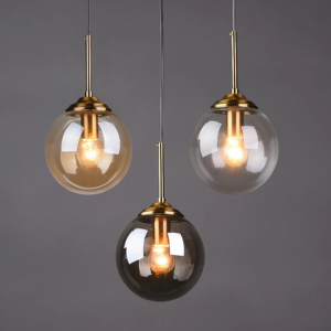 Modern Nordic Metal Glass Pendant Lamp