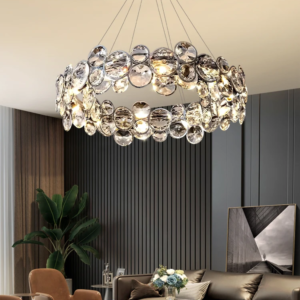 Modern Luxury Crystal Pendant Chandelier for Living Room, Dining Room, Villa