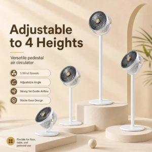 3-in-1 Modern Air Circulator Fan