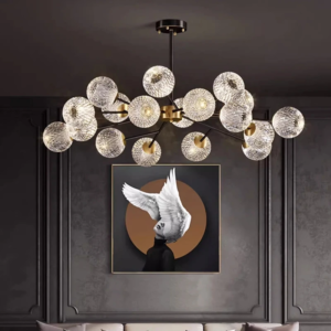 Modern Alloy Multi-Head LED Pendant Chandelier