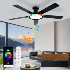 52-inch Smart Music Ceiling Fan Bluetooth