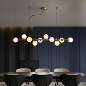 Modern Multi-Head LED Sputnik Pendant Chandelier for living room