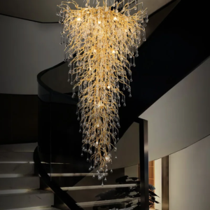 Luxury Gold Crystal Chandelier 120cm