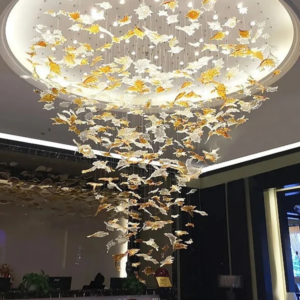 Customizable luxury crystal chandelier for villa foyer and hotel lobby