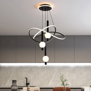 Modern 5-Light Dimmable LED Pendant Chandelier detail
