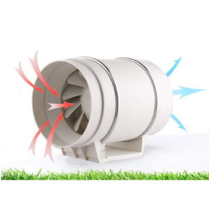 2600RPM Duct Exhaust Fan 110V 35W Inline Ventilator Fan