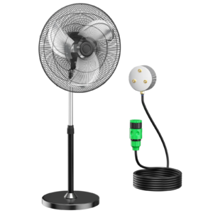 22 inch Oscillating High-Velocity Outdoor Pedestal Misting Fan