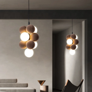 Post-Modern Art Bubble Glass LED Pendant Light