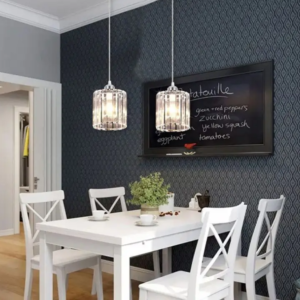 Nordic K9 Crystal Single-Head Pendant Light