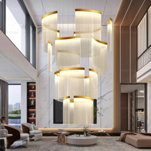Light Luxury Modern Duplex Loft Chandelier