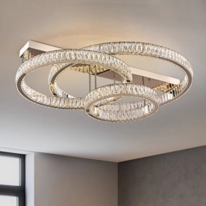 Modern LED Ring Pendant Light Gold