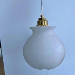 High-End Spanish Marble Single-Head Pendant Light