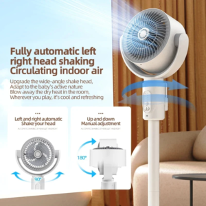 360 Circulation Quiet Powerful Floor Fan