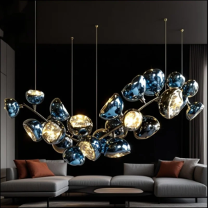 Nordic Lava Glass LED Pendant Light