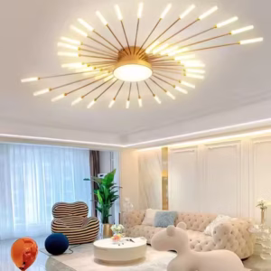 Creative Fan Shaped LED Ceiling Lamp