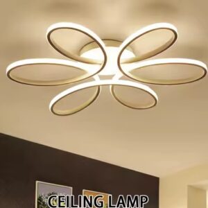 LED Ceiling Lamp Three Colors Flush Mount Modern Style Hallway Bathroom