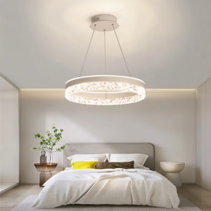 Minimalist LED ring pendant light