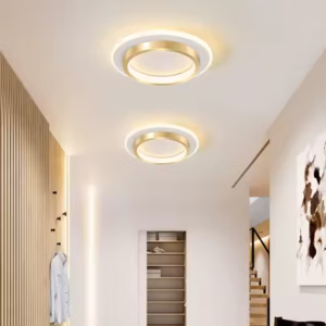 Modern Metal LED Aisle Light Nordic Gold Ceiling Light